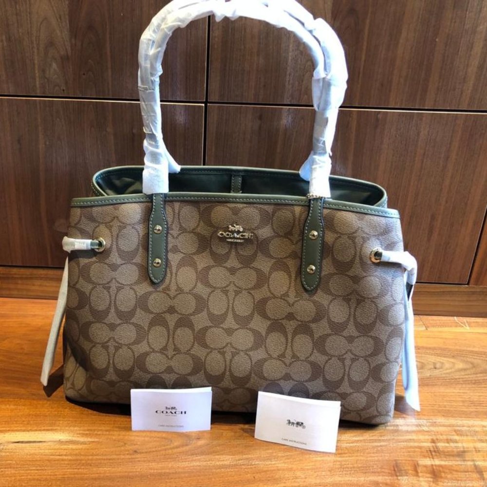 Coach Drawstring Carryall Handbag